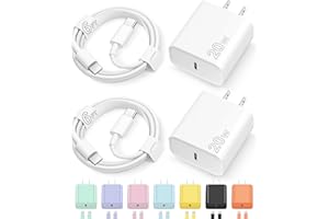 iPhone 17 16 15 Charger Fast Charging Type C Chargers USB C Charger Block iPhone 17 16 15 Air Pro Max Chargers with 6FT Cable for iPhone 17/17 Plus/17 Pro Max/16/16 Plus/16 Pro Max/15 Pro Max/iPad Pro