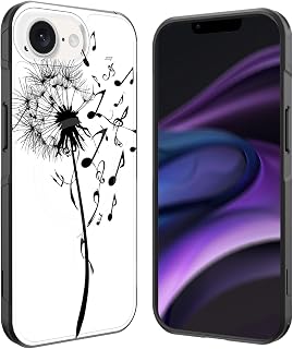 for iPhone 17e / 16e Case,[10 FT Military Grade Drop Protection] Non-Slip Heavy Duty Shockproof Phone Case for iPhone 17e / 16e,Dandelion Music Note