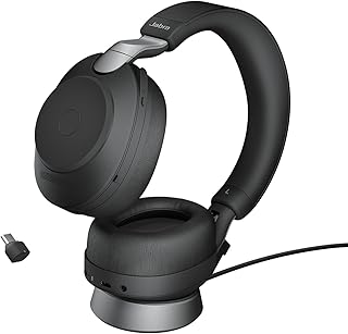 Jabra Evolve2 85 - USB-C UC Stereo Stand - Black Wireless Headset/Music Headphones Black