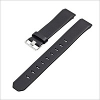 JACOB JENSEN Uhrband watch strap original Leder Schwarz 19 mm Einschubband P