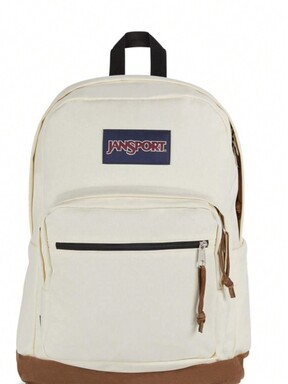 JanSport Right Pack Backpack - Durable Daypack With Padded " Laptop Sleeve, Spacious Main Compartment & Integrated Water Bottle Pocket - Coconut $64.95 Hot Deal