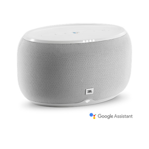 JBL Link 300 Wi-Fi Bluetooth Voice-Active Speaker, White - Certified Refurbished