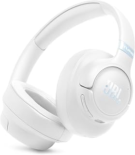 JBL Tune 780NC - Wireless Over-Ear Adaptive Noise Cancelling Headphones with Powerful Hi-Res JBL Pure Bass Sound and Spatial Sound, with Up to 76 Hours of Battery Life, Plus Speed Charge (Beige)