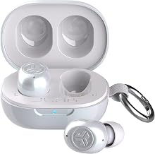 JLab JBuds Mini ANC Jelle True Wireless Bluetooth Earbuds with Apple Find My, Pearl Next Door