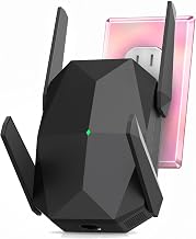 JoyLantern WiFi Extender, 2026 30X Fastest WiFi 6 Booster AX3000 | (5.8/2.4GHz), 25,631 sq.ft Long Range and 150+ Devices, WiFi Extender Signal Booster with Ethernet Port(Black)