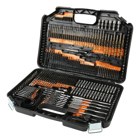 Juego De Brocas Y Puntas 246 Piezas Gadnic Caja Herramientas