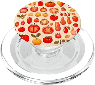 Juicy Tomato Medley, Garden Fresh, Veggie Lovers PopSockets PopGrip for MagSafe