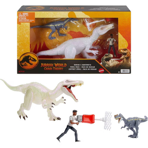 Jurassic World Chaos Theory Darius Baryonyx Monolophosaurus Action Figure Set