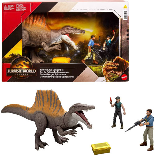 Jurassic World Rebirth Storypack with Exclusive Spinosaurus 2 Human Figures