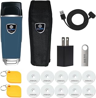 JWM RFID Guard Tour Patrol System, Security Patrol Wand with Free Cloud & Standalone Software, 125kHz Guard Tour Reader for Hotel, Hospital, Warehouse and Logistics Patrol