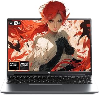 KAIGERR Gaming Laptop, Laptops with AMD Ryzen 7430U(Up to 4.3GHz), 16GB DDR4 512GB SSD Laptop Computer, 15.6inch Wind&omicron;ws 11 Laptop, 1920P FHD Display, WiFi 6, USB3.2, Type_C