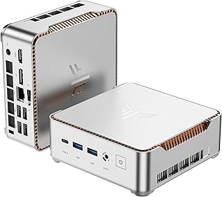 KAMRUI Pinova P2 Mini PC 8GB RAM 512GB SSD, AMD Ryzen 4300U(Beats 10110U/3500U/N95,Up to 3.7GHz,4C/8T) Mini Computers,Triple 4K Display/HDMI+DP+Type-C/WiFi/BT for Home/Business Mini Desktop Computers