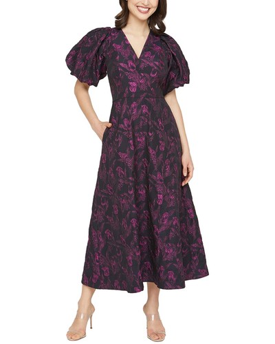 Kay Unger Grace Tea Length Dress Women's