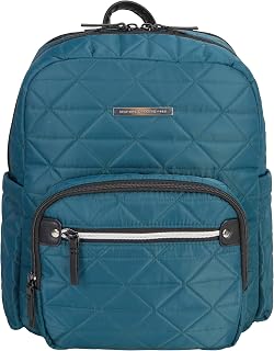 Kenneth Cole REACTION Emma Women's Backpack 15" Laptop Bag for Work and Travel, Deep Teal