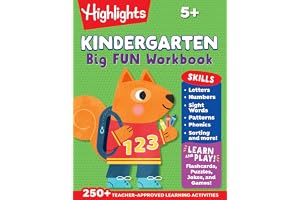 Kindergarten Big Fun Workbook: Prep Workbook with Kindergarten Learning Activities Featuring Tracing Worksheets, Alphabet Practice, Math Activities and Puzzles