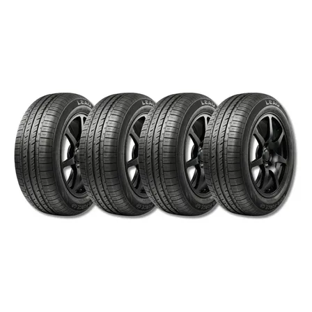 Kit X4 Neum&aacute;ticos Extra Load 195/65r15 Leao Tecnolog&iacute;a Europea, Calidad Superior Con Larga Vida &Uacute;til T