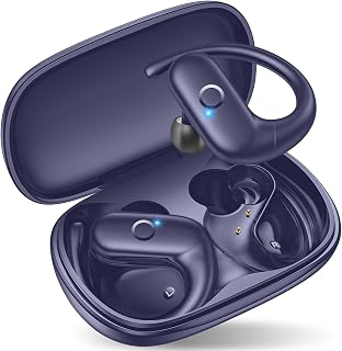 kurdene Wireless Earbuds Bluetooth Headphones with Secure Earhooks 60Hrs