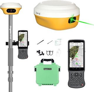 L1-Laser GNSS RTK Rover &ndash; Laser + GNSS, Handheld Collector with Software & AR Stakeout, 2cm Accuracy, 15km UHF, 120&deg; Tilt Survey | Self-Developed Factory & Professional Support