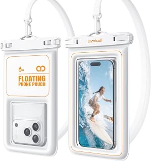 Lamicall Floating Waterproof Phone Pouch 2 Pack, Cruise & Travel Essentials