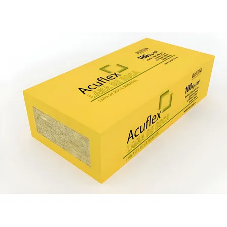 Lana De Roca Mineral Acuflex 1.20 X60x25mm100kgm3(pack 8 Un) Caqui