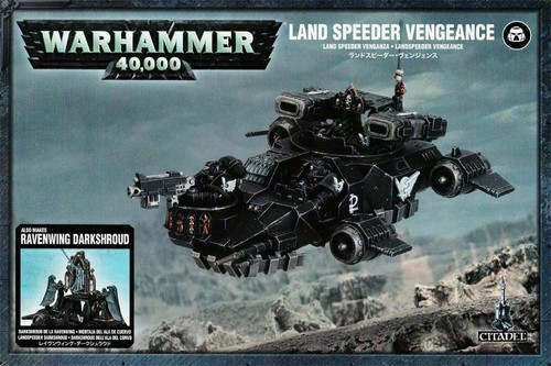 Land Speeder Vengeance / Ravenwing Darkshroud Space Marines Warhammer 40K NIB