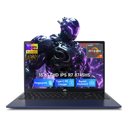Laptop Nimo Ryzen 7 8745hs 16gb Ram 512gb Ssd 15.6 Fhd Azul