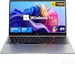Laptop with Windows 11, Intel N3350 Processor 8GB DDR4 RAM 256GB SSD