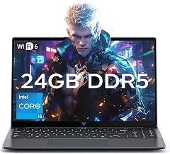 Laptop with Windows11,24GB DDR5 512GB SSD,Intel i5 Processor (Up to 4.5GHZ) | 15.6 inch Laptop Computer,12C/16T,WiFi 6, Webcam,Intel Iris Xe Graphics,High Performance Laptops for Student,Business