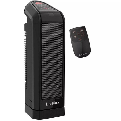 Lasko 16in 1500W Digital Ceramic Room Tower Heater with Remote Control