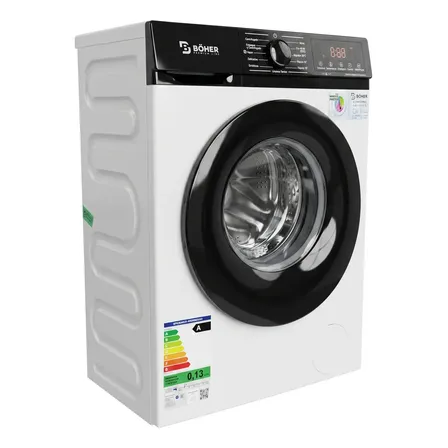 Lavarropas Autom&aacute;tico 6kg Inverter Carga Frontal 1200rpm Blanco Boher