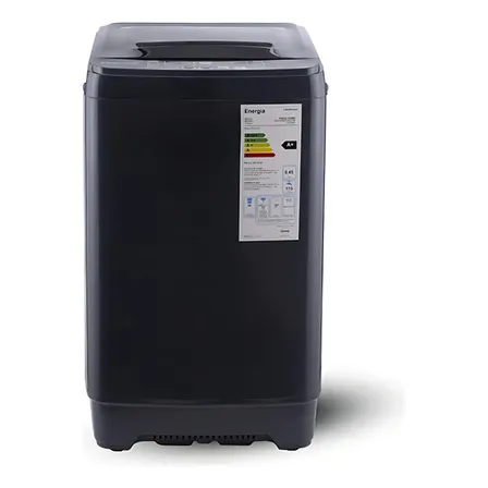 lavarropas autom&aacute;tico carga superior Kanji KJH-WMCVSL6K de 4 Kg gris oscuro