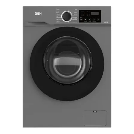 Lavarropas Bgh Inverter Carga Frontal 6kg Bwfe06s24ar Color Gris oscuro
