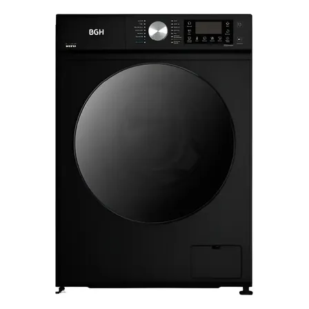 Lavarropas Bgh Inverter Carga Frontal Negro 9kg Negro