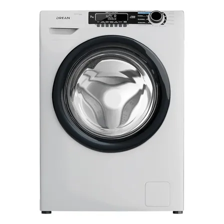 Lavarropas Drean C. Frontal 7 Kg 1000 Rpm Inverter Blanco Blanco