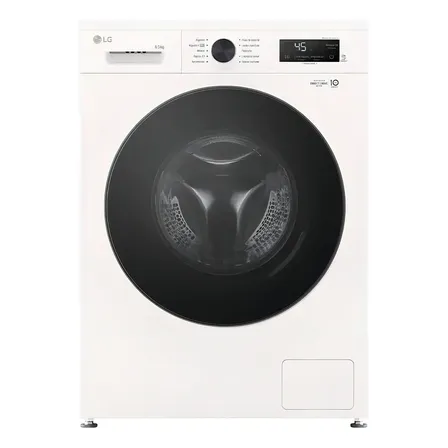 Lavarropas LG 6,5 kg Carga Frontal Inverter Blanco- WM65MVFS6