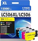 LC506 LC506XL Ink Cartridges for Brother Printer MFC-J4355DW MFC-J4555DW
