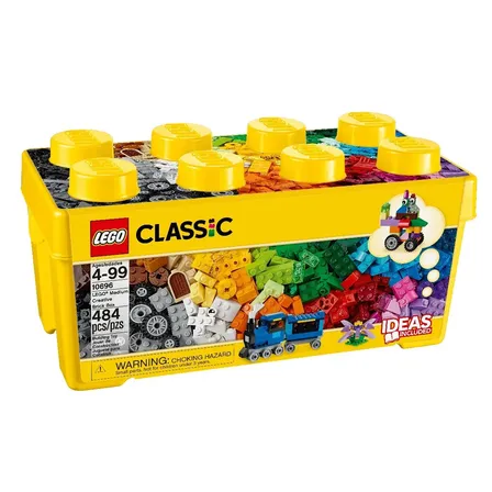Lego&reg; Classic - Caja De Ladrillos Creativos Mediana (10696) Cantidad de piezas 484