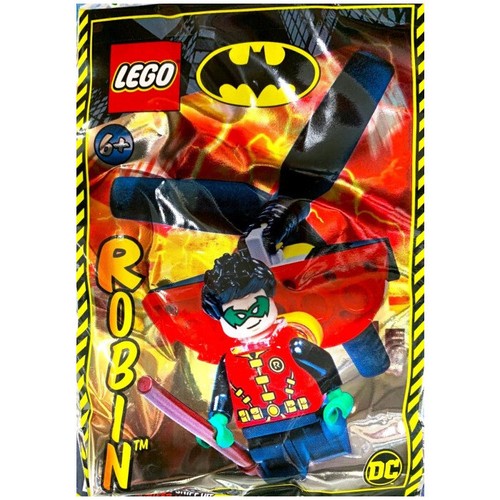 LEGO DC Super Heroes Robin and Heli-Pack Foil Bag #3 212221 (SEALED)