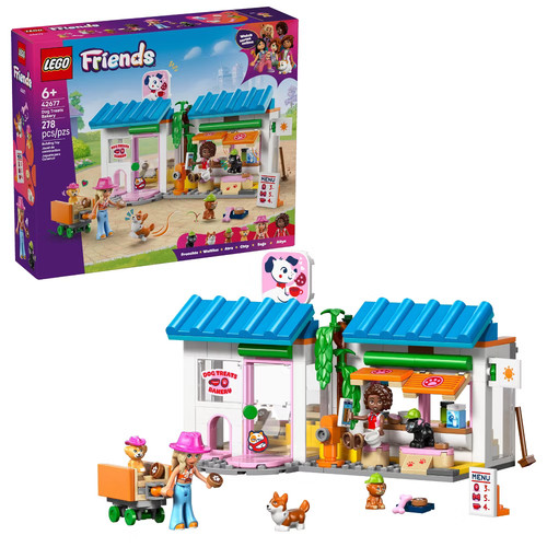 LEGO Friends Dog Treats Bakery Building Toy 42677