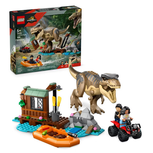 LEGO Jurassic World T Rex River Escape Dinosaur Toy 76975
