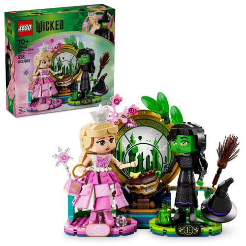 LEGO Wicked Elphaba & Glinda Figures Fantasy Building Toys Playset 75682