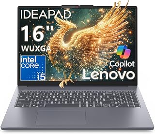 Lenovo 16" Business Laptop, 16GB RAM, 512GB SSD, Intel 8-Core i5-13420H | Copilot AI, WiFi 6, Bluetooth 5.2, Type-C, Office 365, Windows 11 Home, Perfect for Work, Study & Productivity
