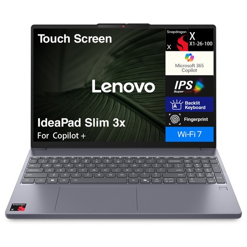 Lenovo IdeaPad 15.3" 1920x1200 Snapdragon X X1 16GB RAM 256GB SSD Windows 11 Pro