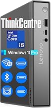 Lenovo ThinkCentre neo 50q Gen 5 Tiny Desktop, Intel Core i5-13420H 8-Core | 16GB DDR5, 512GB SSD, Intel UHD Graphics, Wi-Fi 6E,Bluetooth 5.3, Dual Display，USB-C, Windows 11 Pro-Ideal Business Work