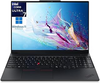 Lenovo ThinkPad E16 Gen 3 Business Laptop Computer, Intel Ultra 7 255H (2026 Edition), 16GB DDR5 & 1TB SSD, Long Battery Life, AI-Ready, Fingerprint Reader, Windows 11 Pro, Multiple I/O Ports