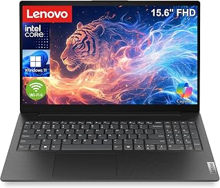 Lenovo V15 15.6" FHD Laptop, Intel 4-Cores N100, 16GB DDR5 512GB SSD,Win 11