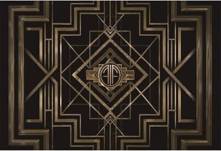 Leyiyi 7x5ft Great Black and Gold Birthday Photography Backdrop Adults Children Party Black and Gold Golden Banner Photo Studio Booth Background Newborn Baby Shower Decoration