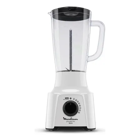 Licuadora Moulinex Powermix Blanca 8 Velocidades 2 Litros Blanco