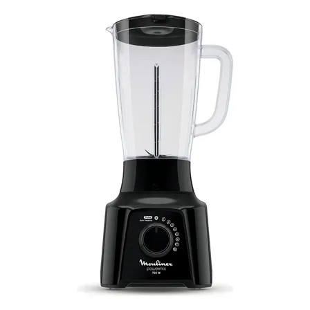 Licuadora Moulinex Powermix Negra 8 Velocidades 2 Litros Negro