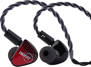 Linsoul ZiiGaat x Vivir Digital: Rumba 10mm Graphene DD Driver IEM Earphone | HiFi Wired Earbuds with Powerful Sub Bass, Detachable 2Pin Cable for Audiophile, Gaming, Music & Stage, without Mic
